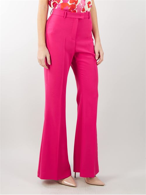 Flared trousers in envers satin Penny Black PENNY BLACK | Trousers | POLLINE2
